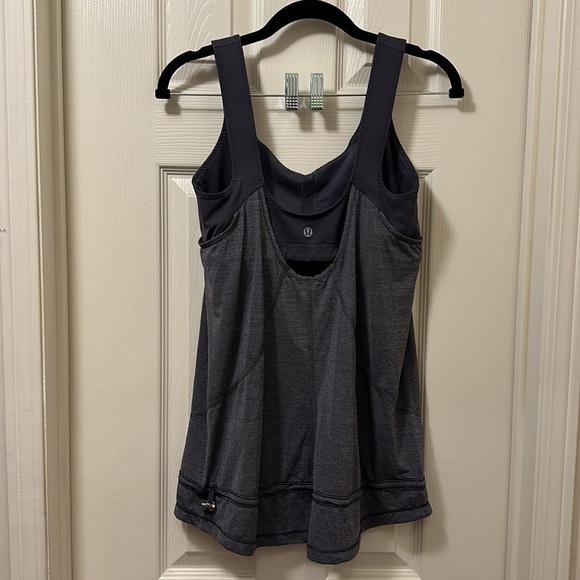 Lululemon Run For Your Life Grey Tank - Picture 2 of 4